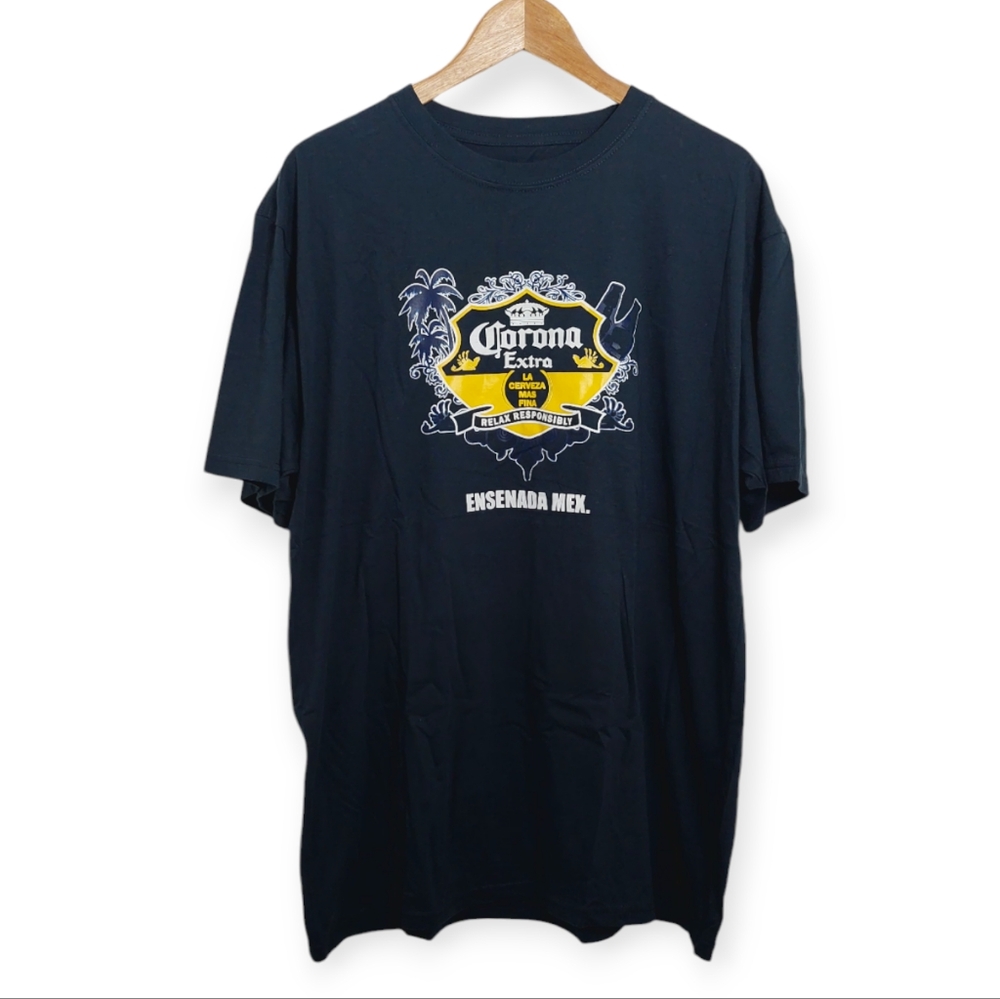 Corona Extra Beer Adult Size T Shirt Men's XL Top Graphic Tee